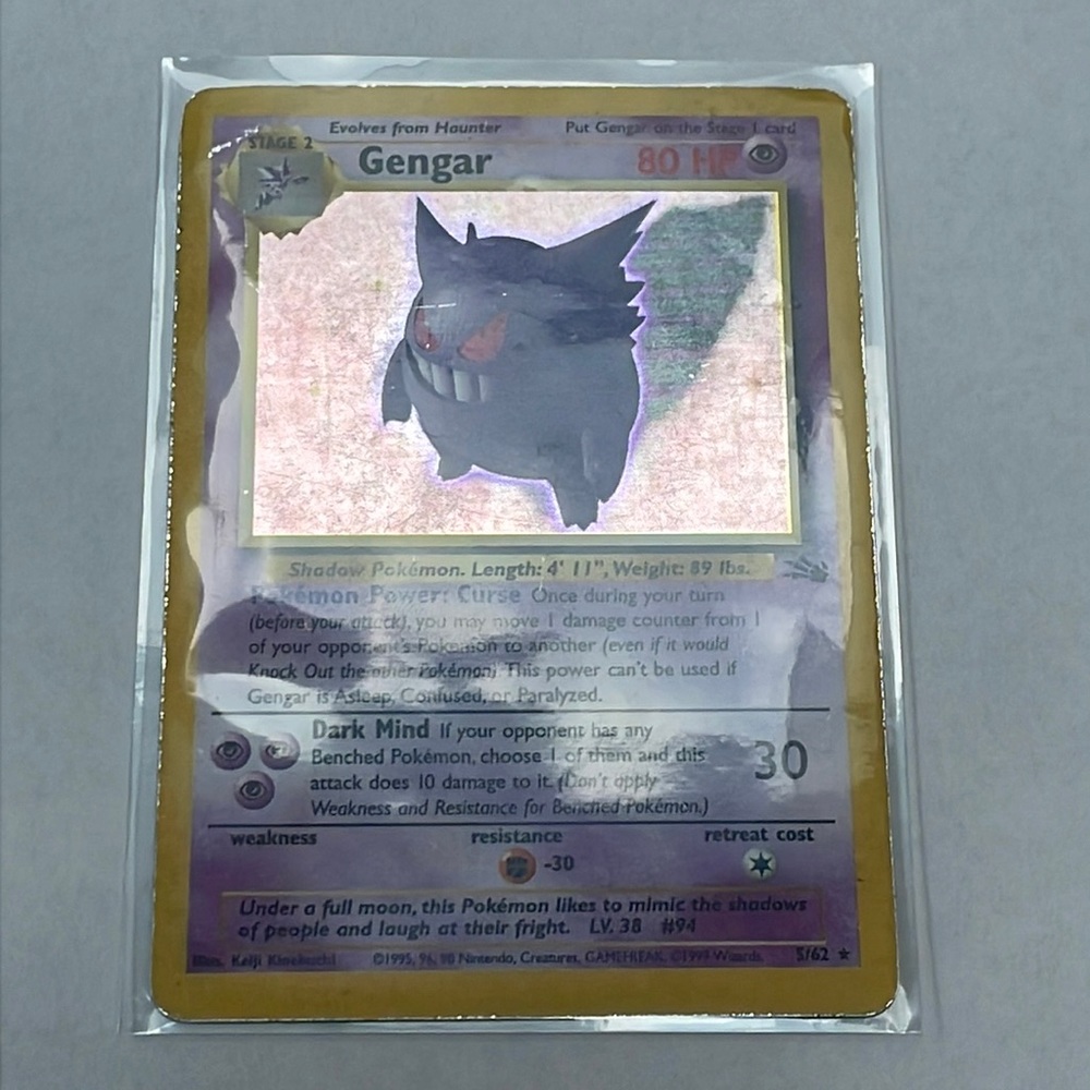 Gengar #5 Pokemon Fossil